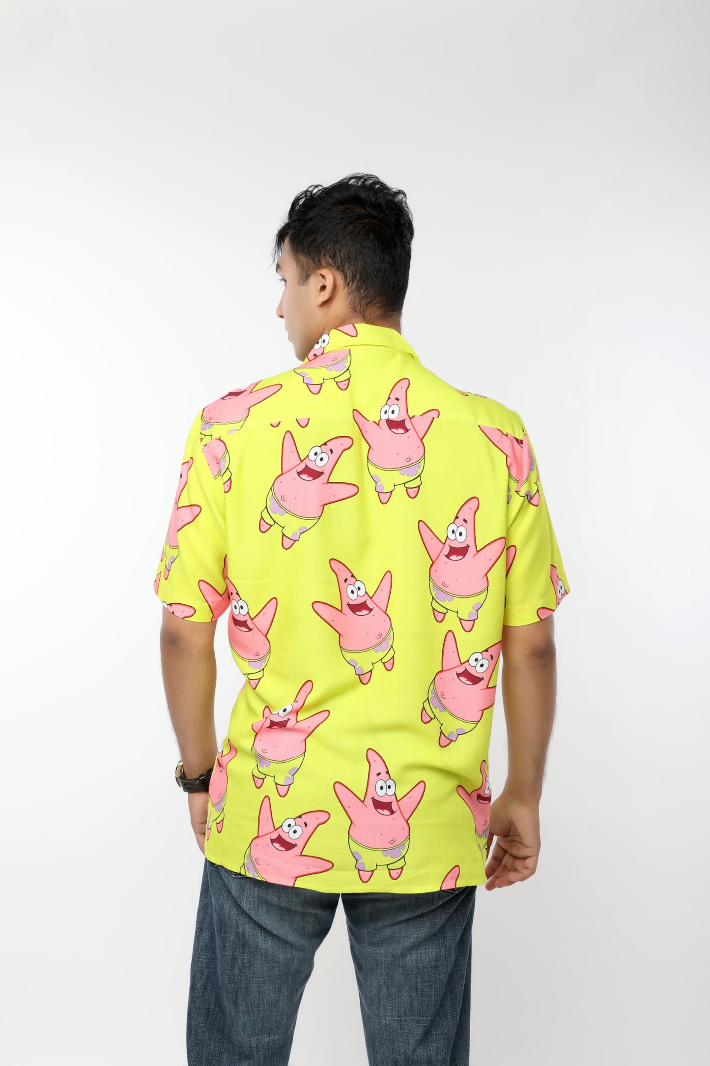 FLUORESCENT PRINTED OFFBEAT SHIRT